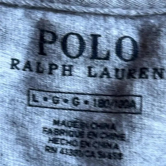 Polo Ralph Lauren vneck tshirt large - Picture 3 of 4